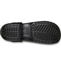 Crocs zueco mujer CLASSIC BALLET NEGRO vista trasera