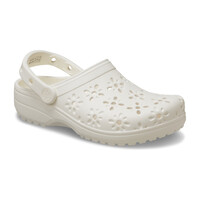 Crocs zueco mujer CLASSIC FLORAL CUT OUT CLOG MARRON lateral interior