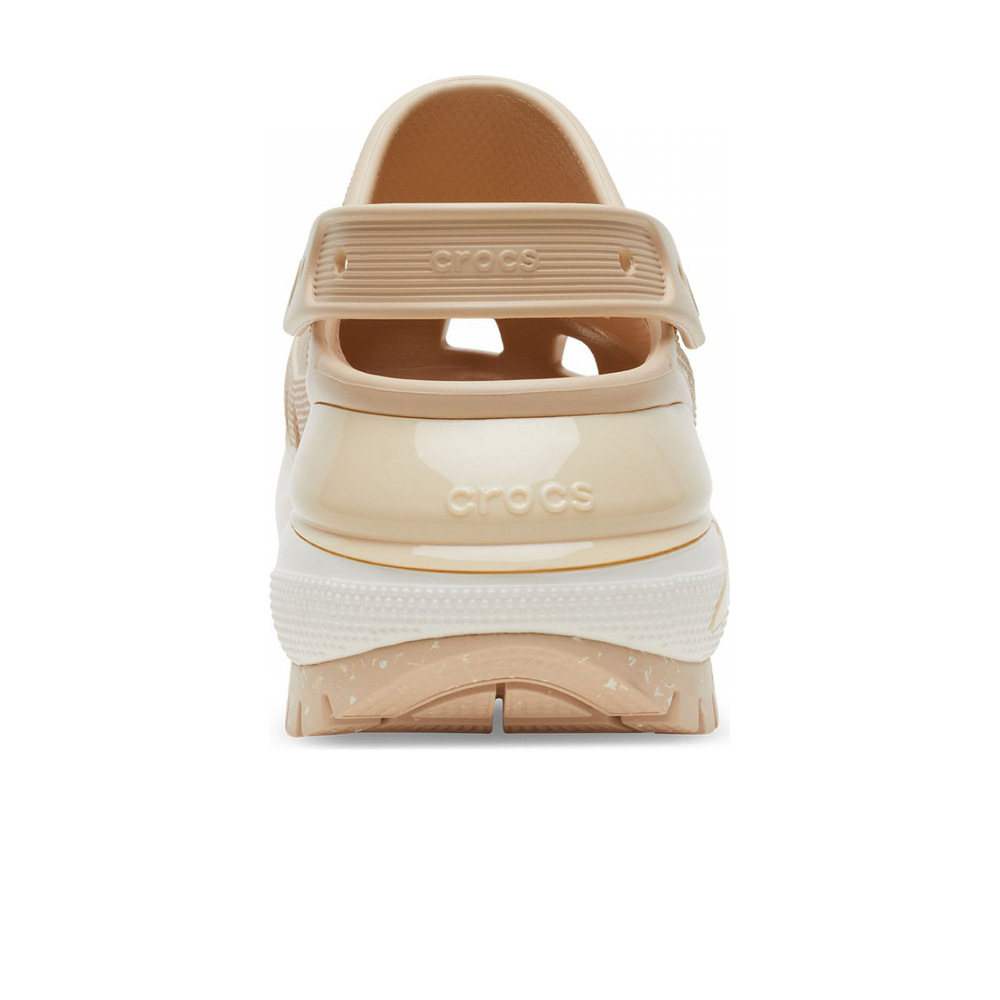 Crocs zueco mujer CLASSIC MEGA CRUSH BLANCO lateral interior