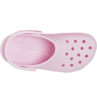 Crocs zueco mujer CLASSIC ROSA vista superior