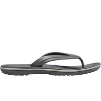Crocs zueco mujer CROCBAND FLIP GRIS lateral exterior