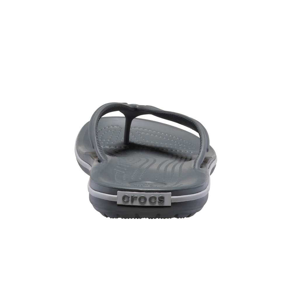 Crocs zueco mujer CROCBAND FLIP GRIS puntera