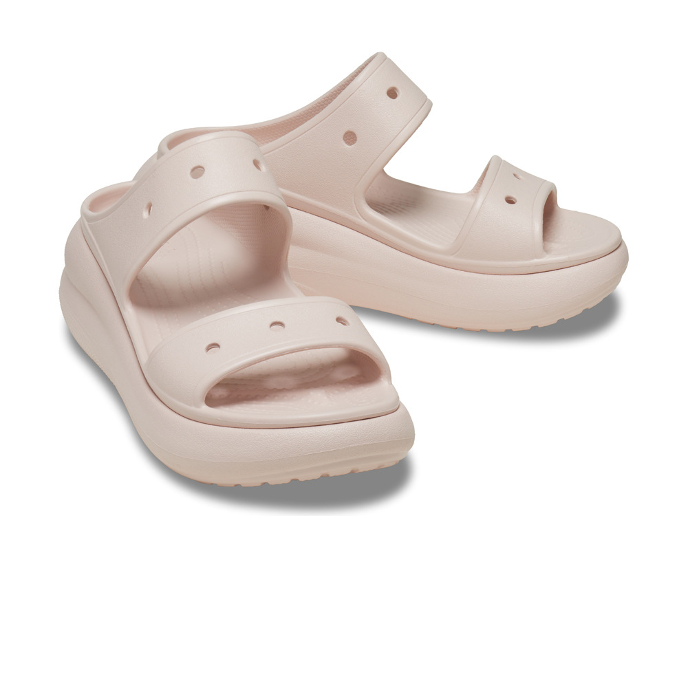 Crocs zueco mujer Crush Sandal ROSA lateral interior