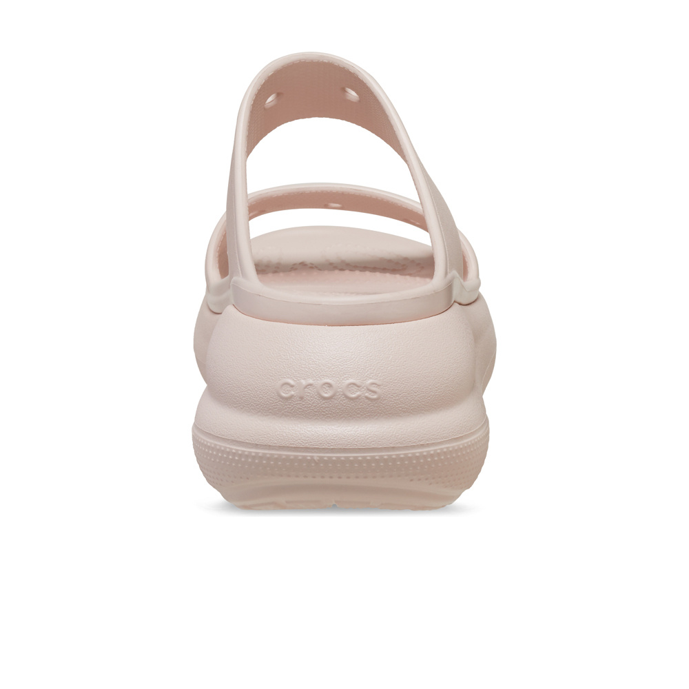 Crocs zueco mujer Crush Sandal ROSA vista trasera