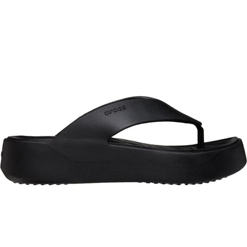 Crocs zueco mujer GETAWAY PLATFORM FLIP NEGRO