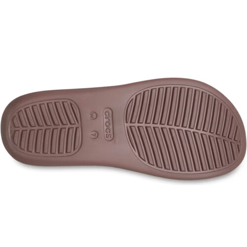 CROCS GETAWAY PLATFORM TOE LOOP marron