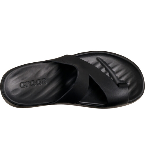 CROCS GETAWAY PLATFORM TOE LOOP negro