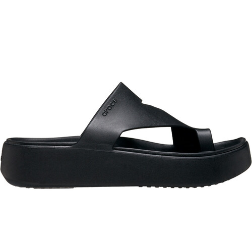 CROCS GETAWAY PLATFORM TOE LOOP negro