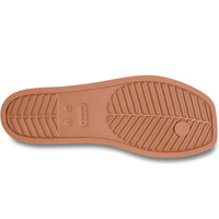 Crocs zueco mujer MIAMI FLIP MARRON puntera