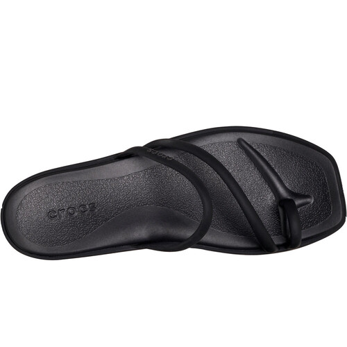 CROCS MIAMI TOE LOOP SANDAL negro