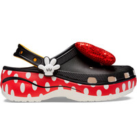 Crocs zueco mujer MINNIE CLASSIC PLATFORM CLOG BLANCO lateral exterior