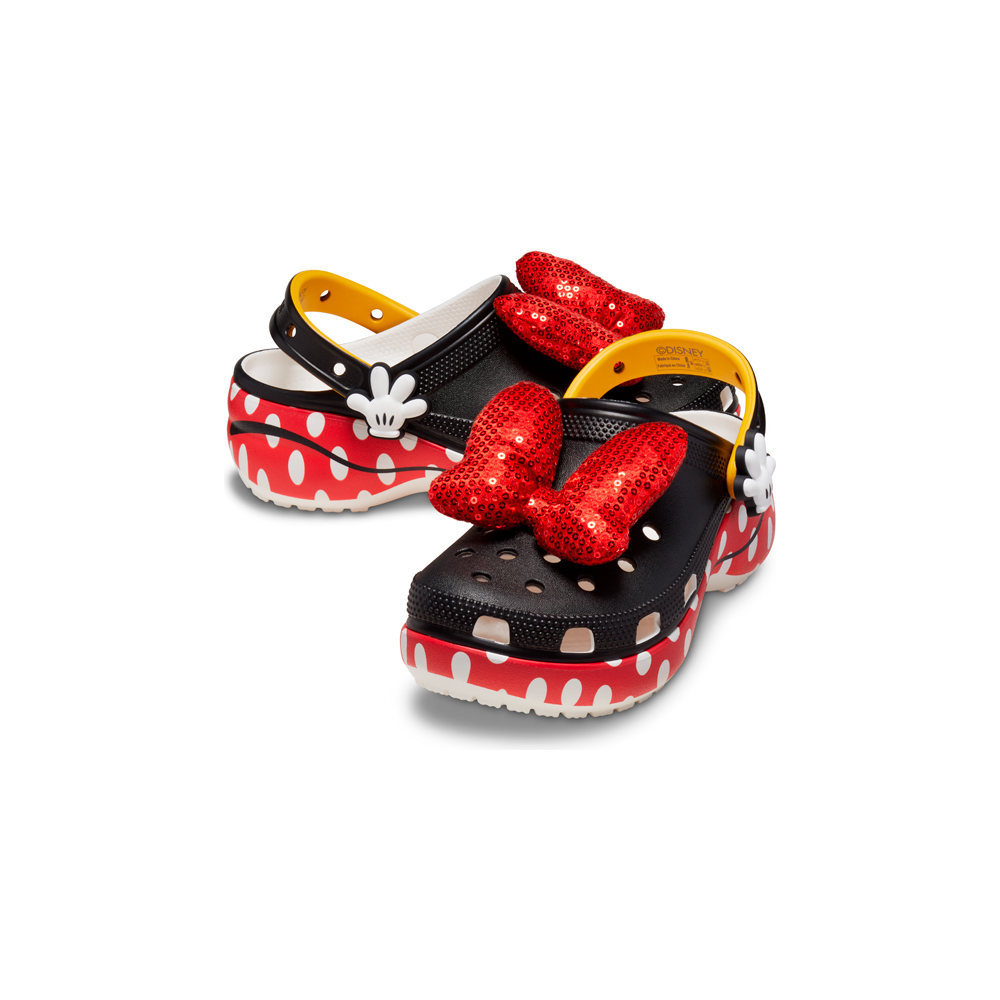 Crocs zueco mujer MINNIE CLASSIC PLATFORM CLOG BLANCO lateral interior
