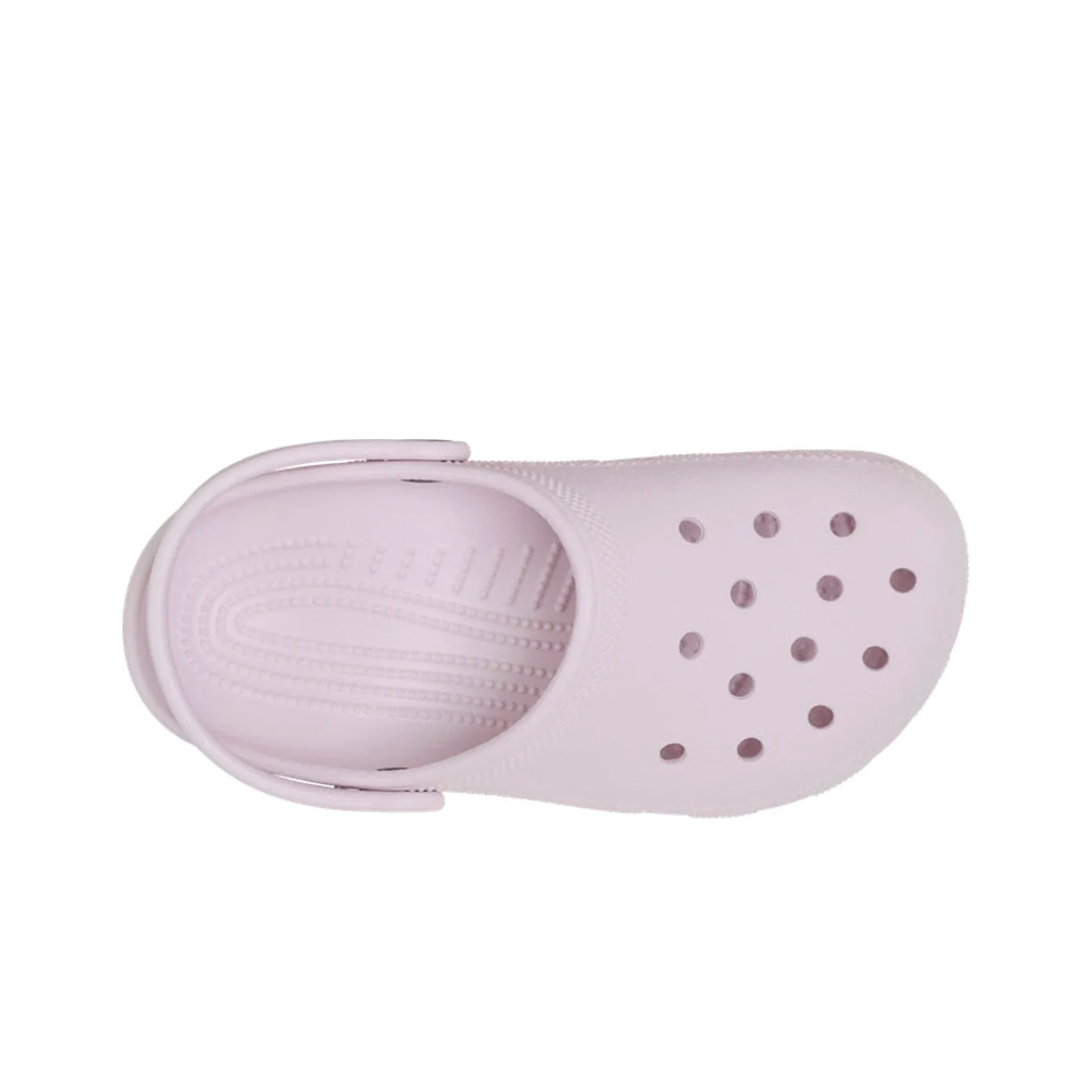 Crocs zueco niño CLASSIC CLOG MORADO vista superior