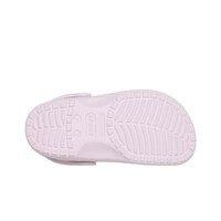 Crocs zueco niño CLASSIC CLOG MORADO vista trasera