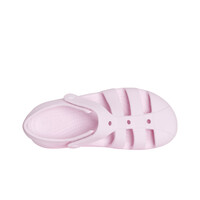 Crocs zueco niño CLASSIC FISHERMAN ROSA lateral interior