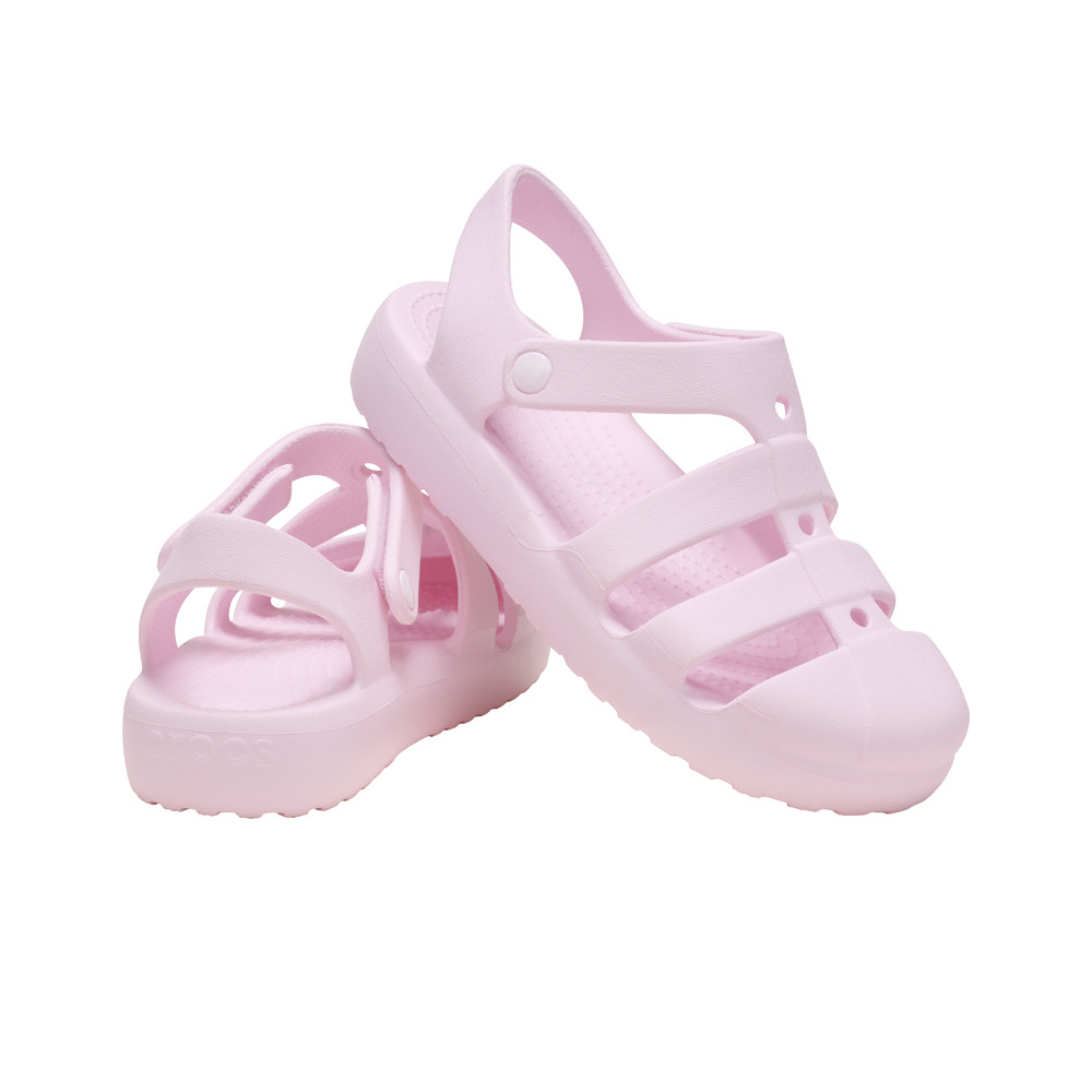 Crocs zueco niño CLASSIC FISHERMAN ROSA puntera