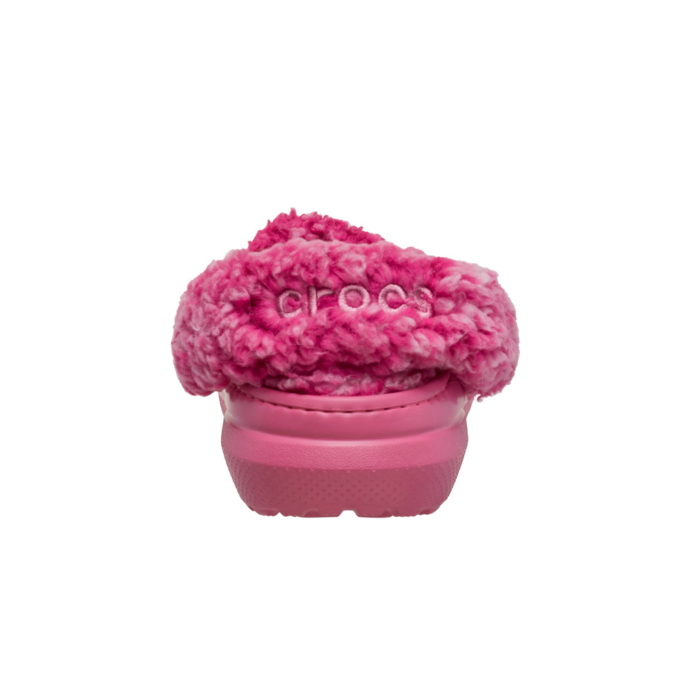 Crocs zueco niño Classic Fleece Lined Clog K ROSA puntera