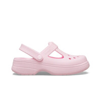 Crocs zueco niño CLASSIC MARY JANE CLOG ROSA lateral exterior