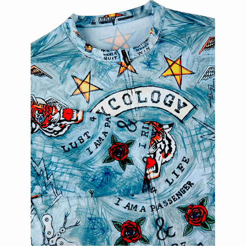 Cycology maillot manga corta hombre CITY OF ANGELS GRIS