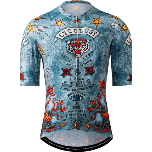 Cycology maillot manga corta hombre CITY OF ANGELS GRIS