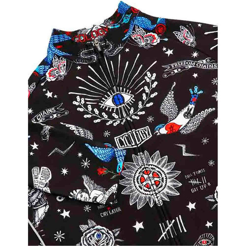 Cycology maillot manga larga hombre TATTOO NEGRO