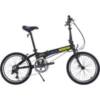 Dahon bicicleta plegable HIT NEGRO vista frontal