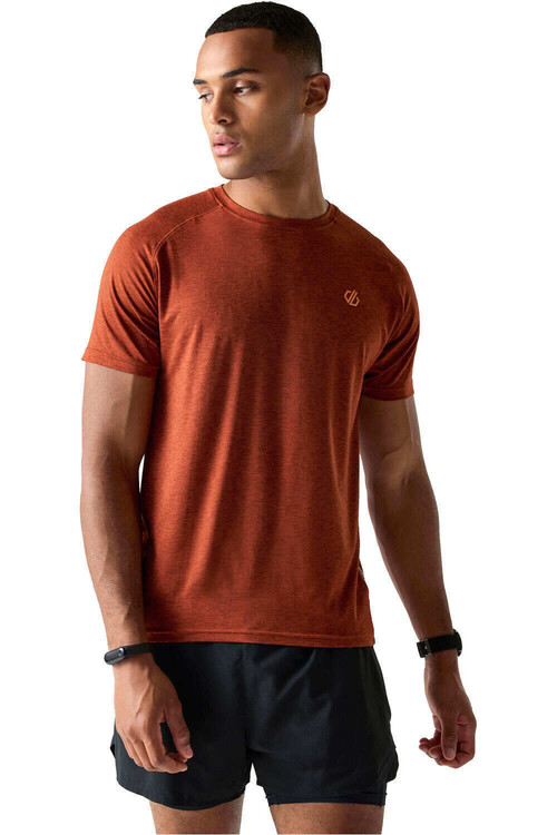 Dare2b camiseta montaña manga corta hombre PERSIST ROJO