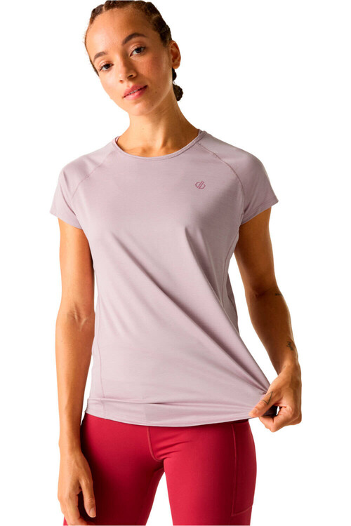 Dare2b camiseta montaña manga corta mujer CORRAL MORADO
