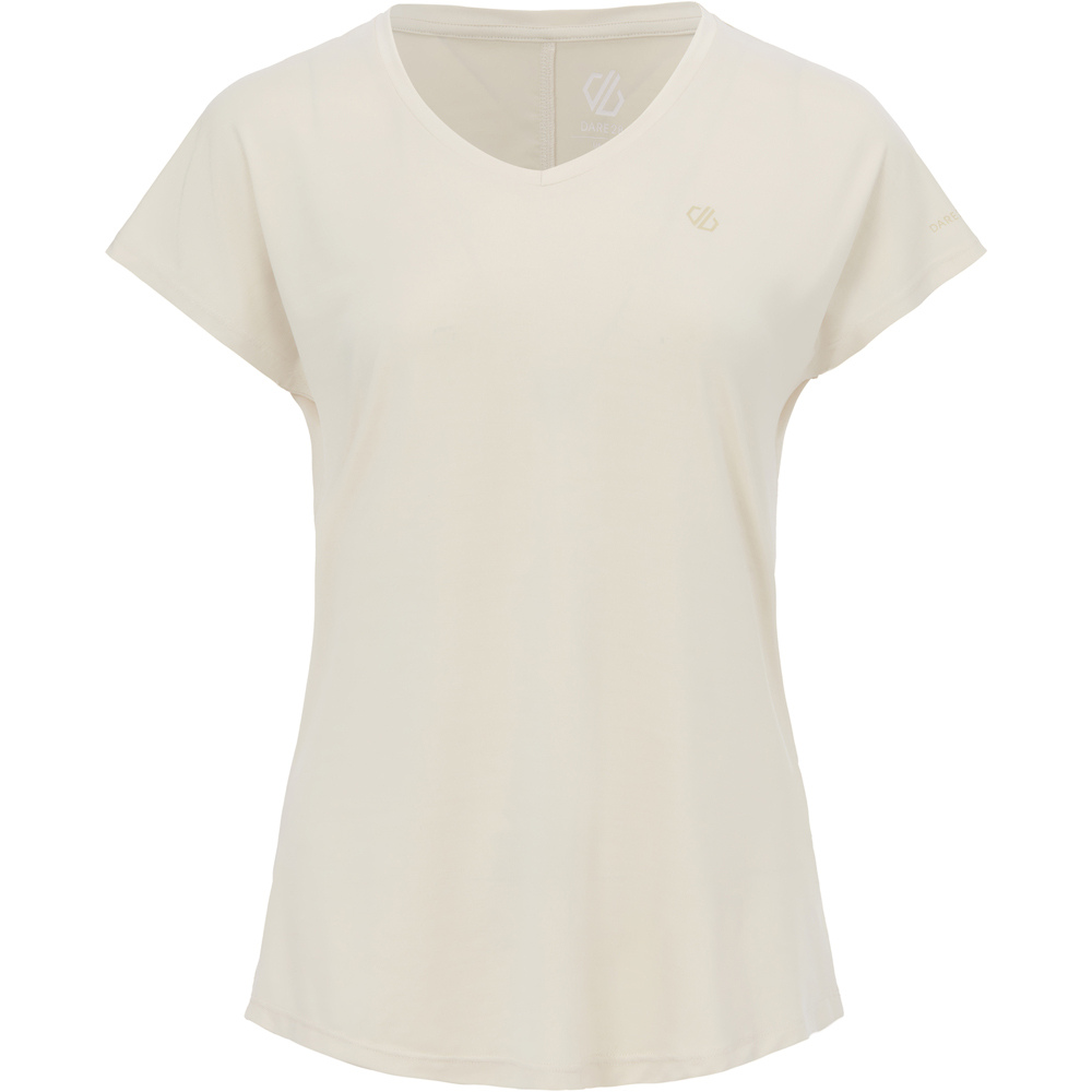 Dare2b camiseta montaña manga corta mujer VIGILANT BLANCO vista detalle