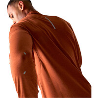 Dare2b camiseta montaña manga larga hombre POWER UP IV NARANJA 04