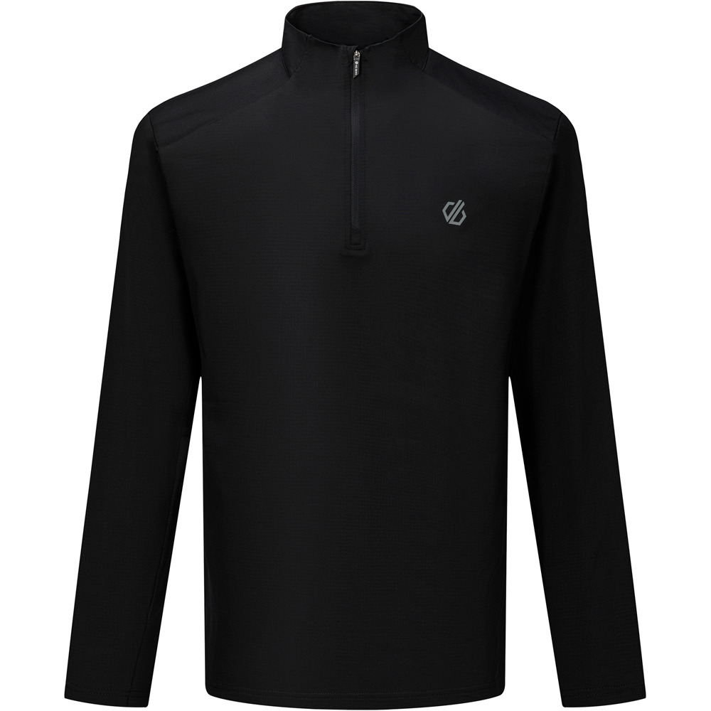 Dare2b camiseta montaña manga larga hombre POWER UP IV NEGRO 04