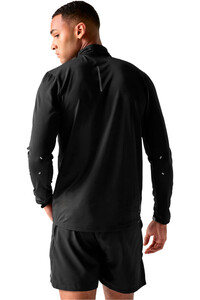 Dare2b camiseta montaña manga larga hombre POWER UP IV NEGRO vista trasera