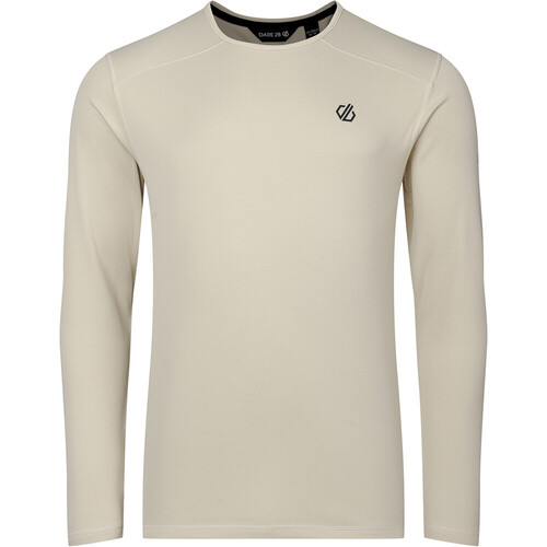 Dare2b camiseta montaña manga larga hombre VENTURA GRID BLANCO