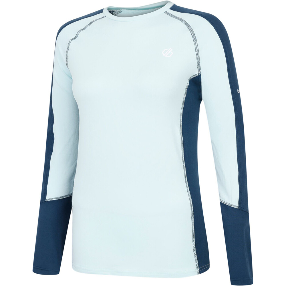 Dare2b camiseta térmica manga larga mujer EXCHANGE III AZUL 06
