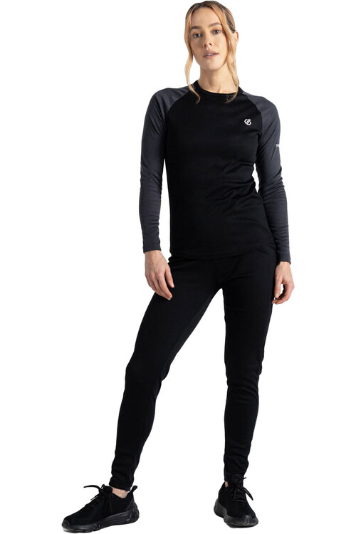 Dare2b camiseta térmica manga larga mujer EXCHANGE III NEGRO