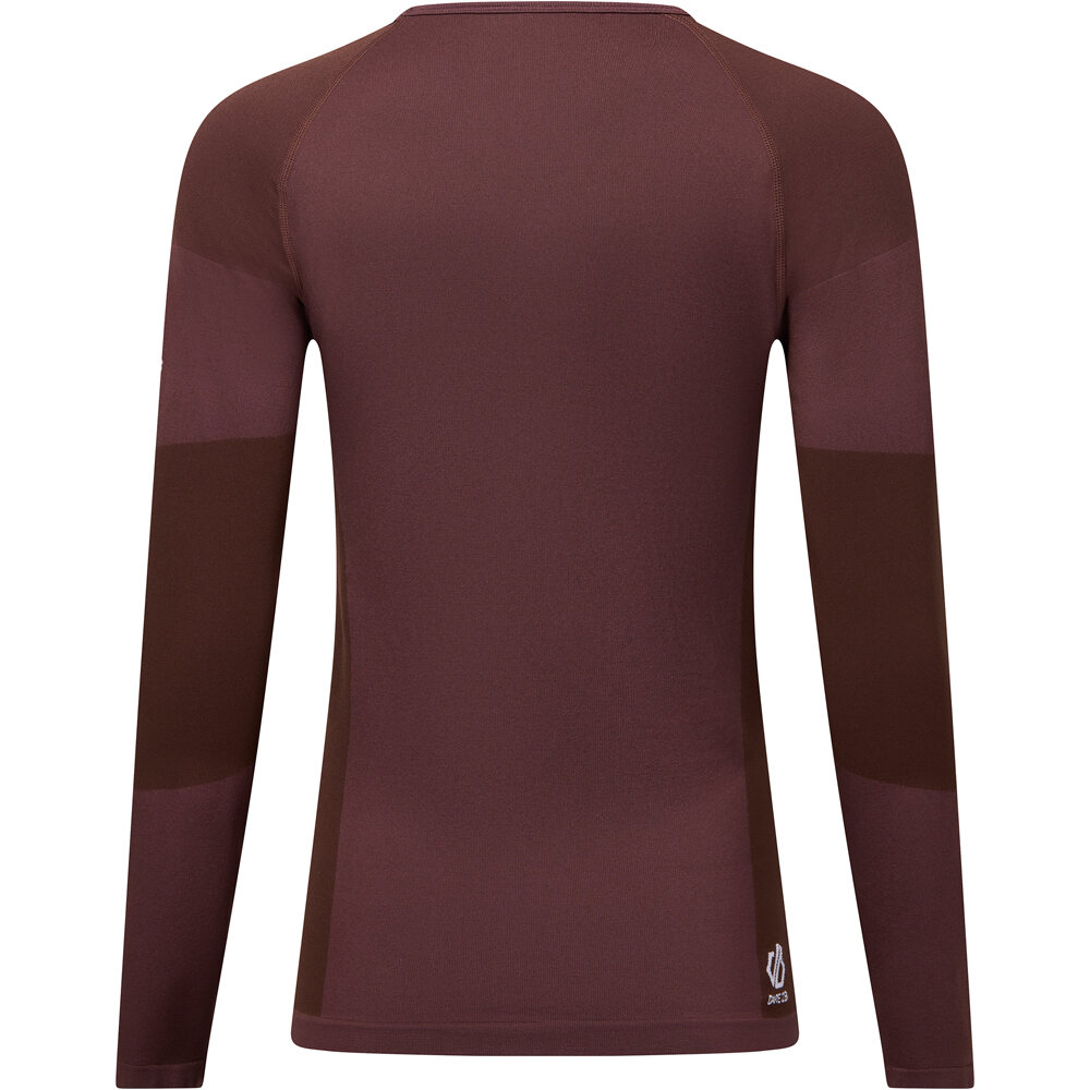 Dare2b camiseta térmica manga larga mujer InTheZoneIIIBLSet MORADO vista trasera