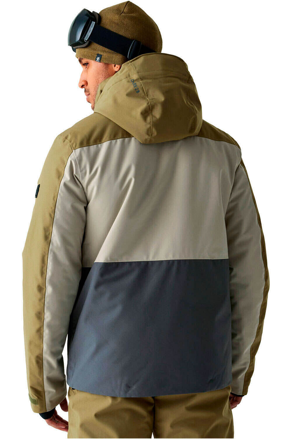 Dare2b chaqueta esquí hombre BASE PLATE III VERDE vista trasera