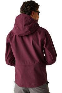 Dare2b chaqueta esquí hombre ROVING III ROJO vista trasera