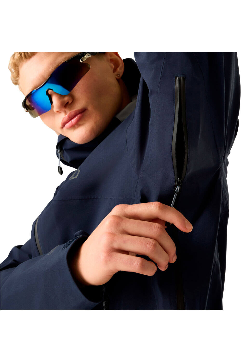 Dare2b chaqueta impermeable hombre APEX 3L AZUL vista detalle