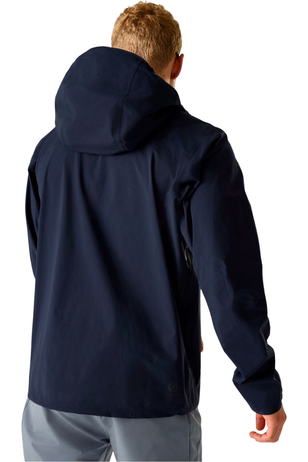 Dare2b chaqueta impermeable hombre APEX 3L AZUL vista trasera