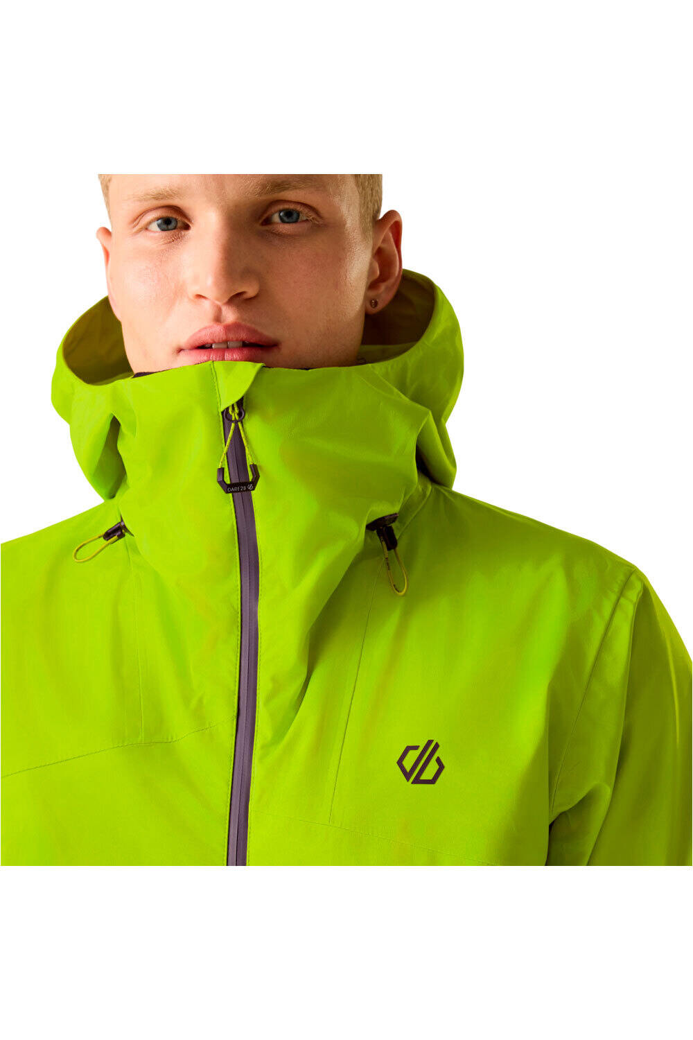 Dare2b chaqueta impermeable hombre APEX 3L VERDE 03