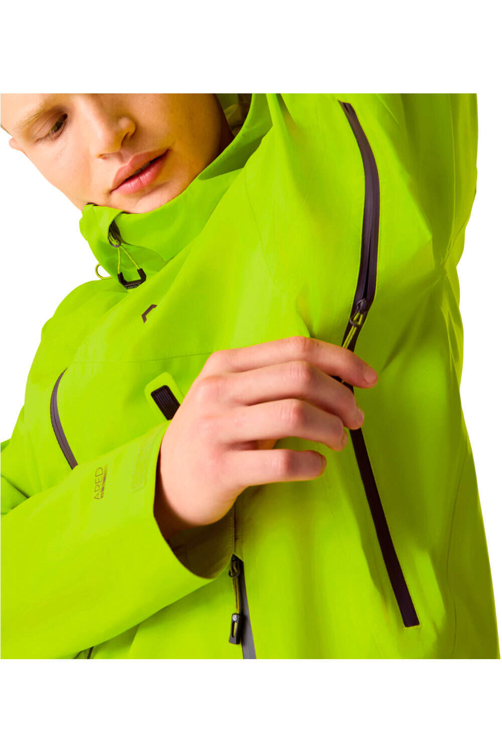 Dare2b chaqueta impermeable hombre APEX 3L VERDE 06