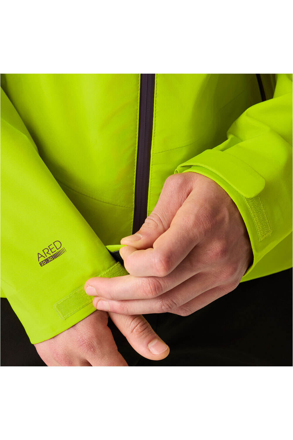 Dare2b chaqueta impermeable hombre APEX 3L VERDE vista detalle