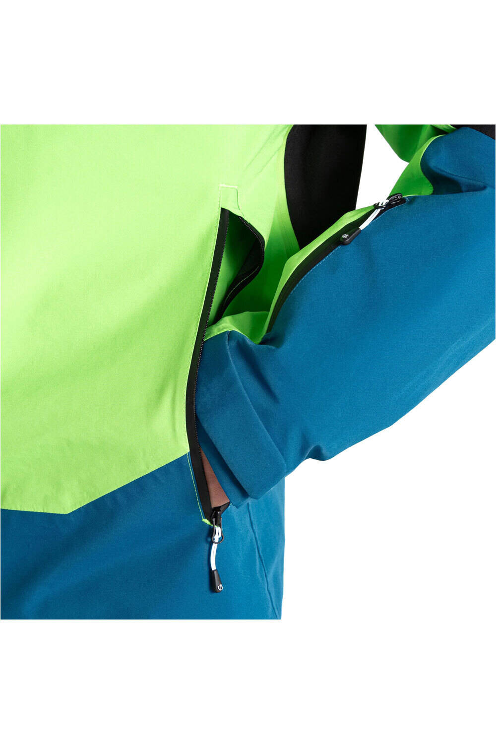 Dare2b chaqueta impermeable hombre ROVING II VERDE vista detalle
