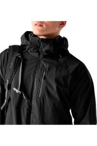 Dare2b chaqueta impermeable hombre SWITCH OUT III NEGRO vista detalle