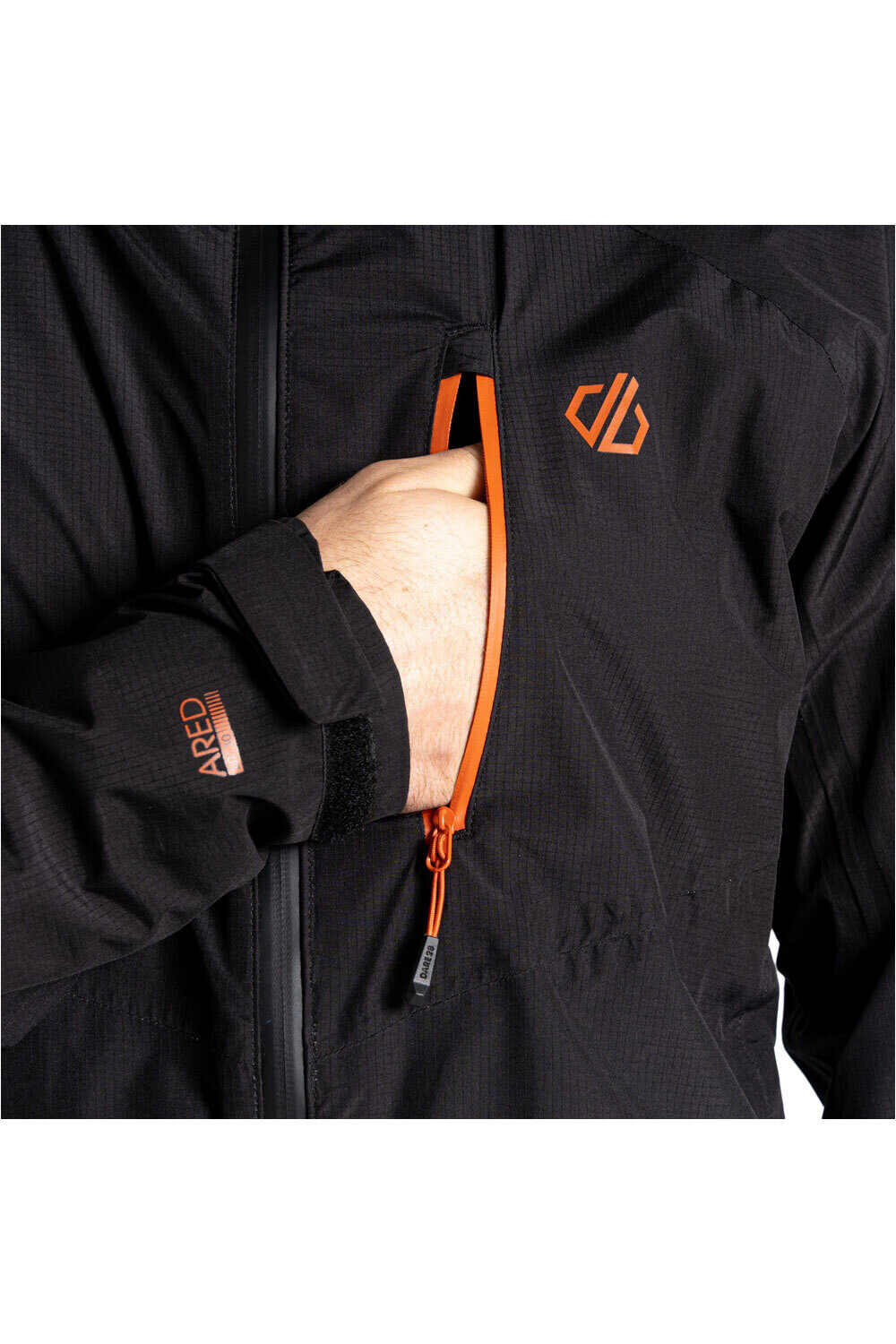 Dare2b chaqueta impermeable hombre TORREK BRTHE OUT NEGRO 07