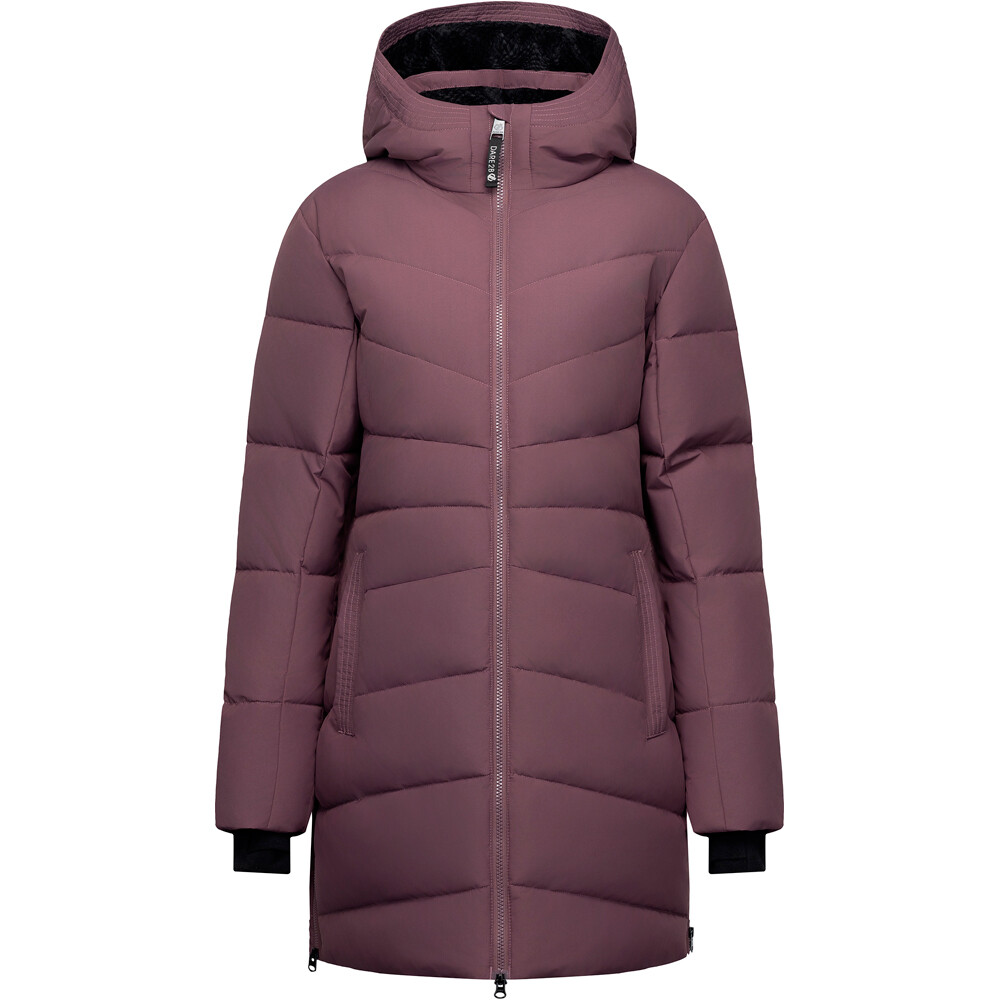 Dare2b chaqueta impermeable insulada mujer GLACIER LONG MORADO 09
