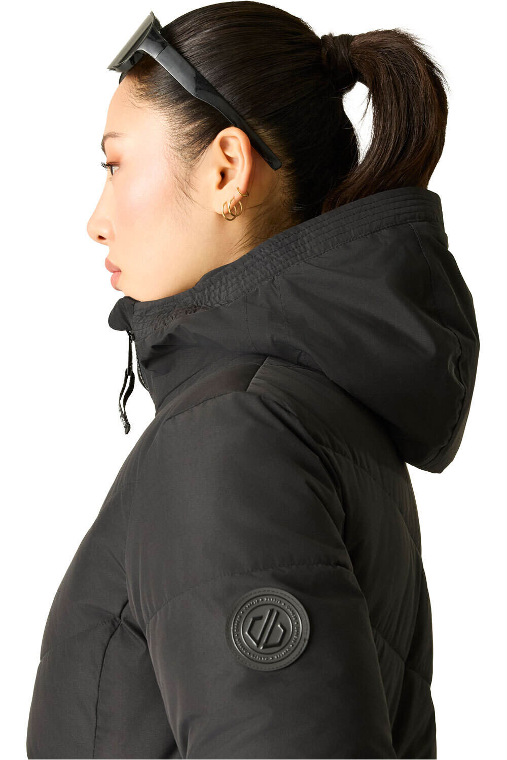 Dare2b chaqueta impermeable insulada mujer GLACIER LONG NARANJA 05