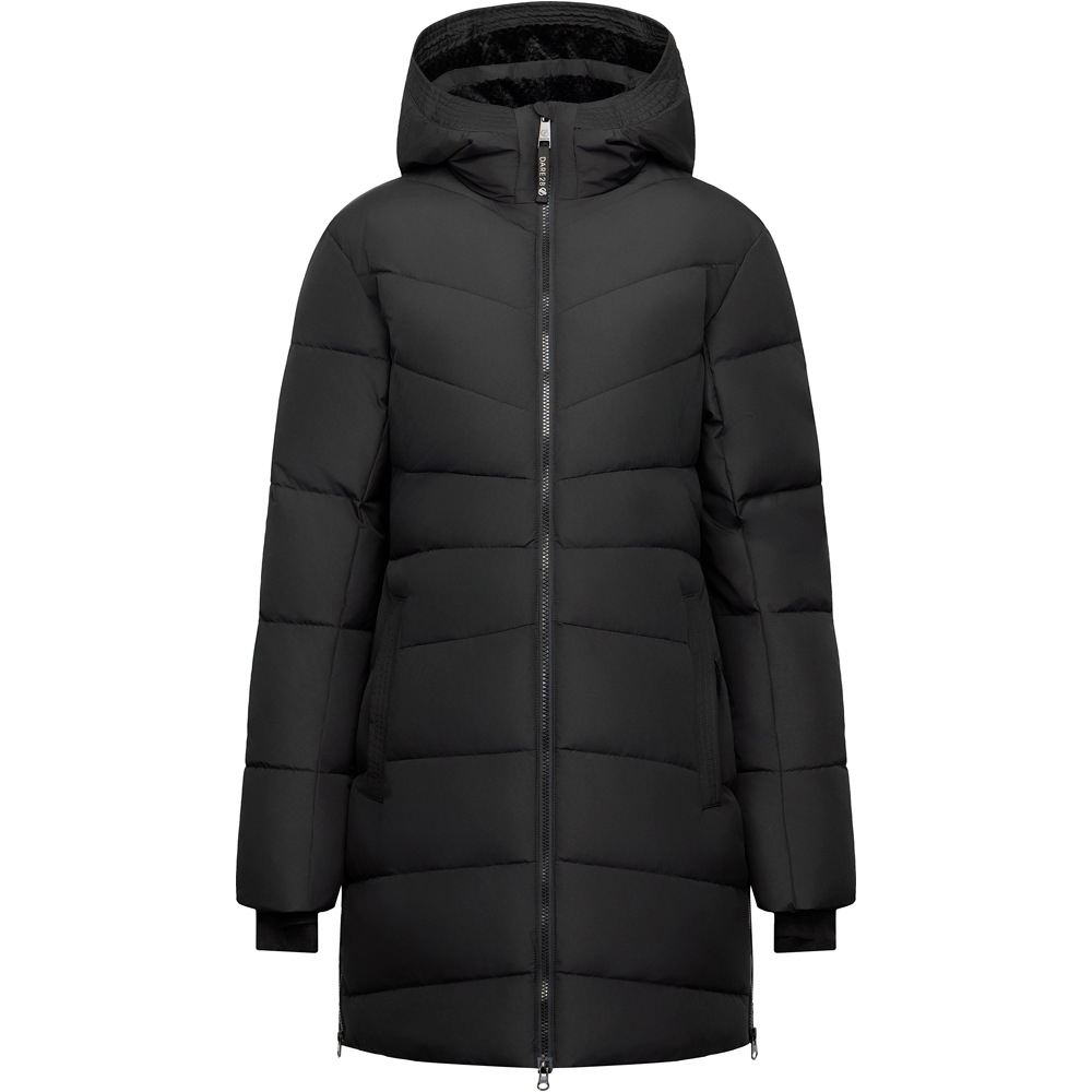 Dare2b chaqueta impermeable insulada mujer GLACIER LONG NARANJA 09