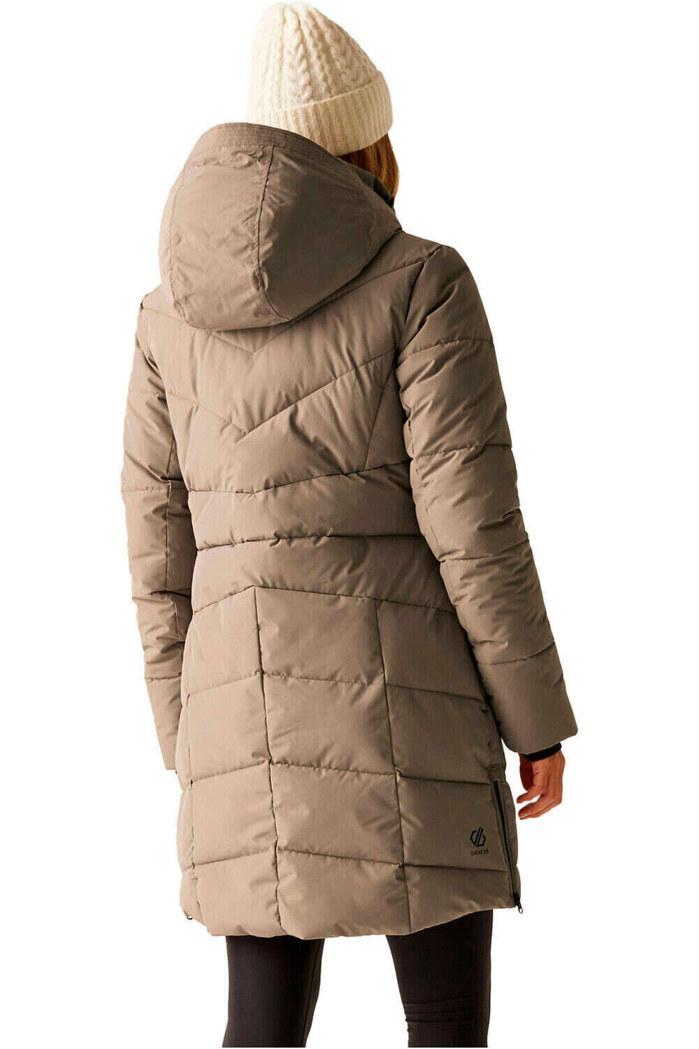Dare2b chaqueta impermeable insulada mujer STRIKING V VERDE vista trasera
